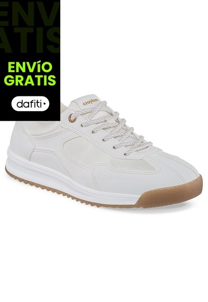 Tenis Urbanos Agnes Marfil Croydon Para Mujer