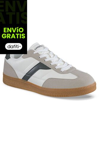 Tenis Casuales Ilor Beige-Verde Croydon Para Hombre Croydon