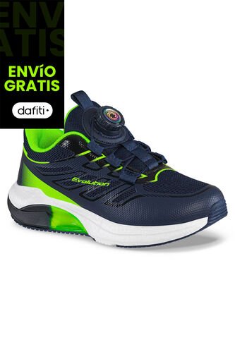 Tenis Running Furam Azul Osc Croydon Para Niño Croydon