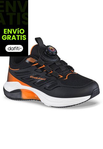 Tenis Running Furam Negro-Nar Croydon Para Niño Croydon