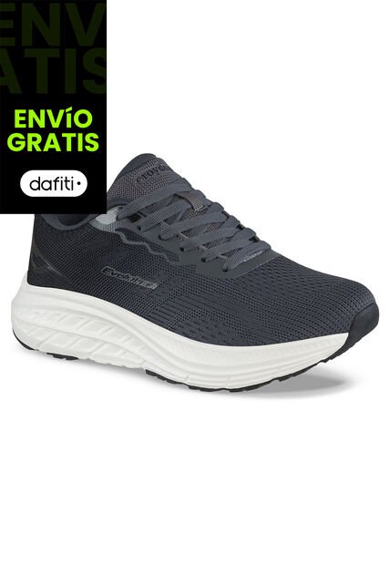 Tenis Running Datil Gris Osc Croydon Para Hombre