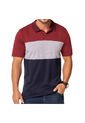 Camiseta Polo Miguel Vino-Azul Para Hombre Croydon de Croydon