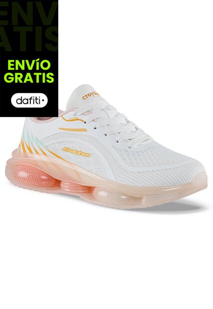 Tenis Running Lumo Blanco Croydon Para Mujer