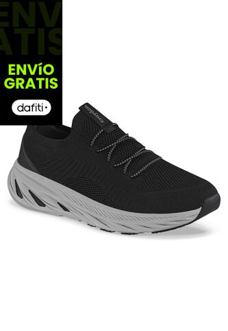 Tenis Para Caminar Sefican Negro Croydon Para Hombre Croydon