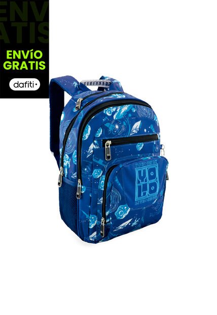 Morral Lucas Azul Para Hombre Croydon