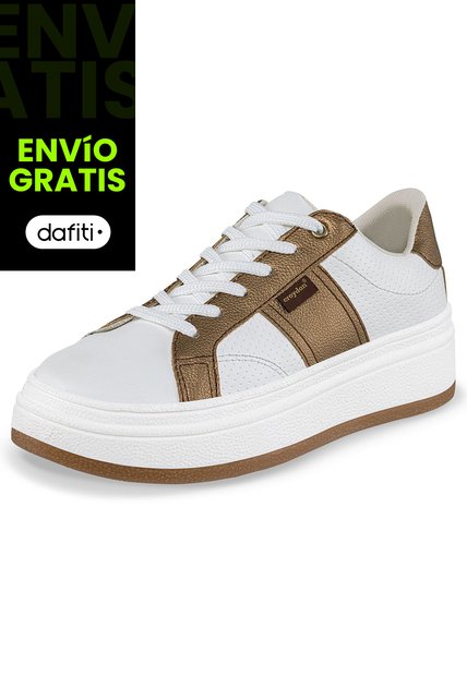 Tenis Ghada 3 Blanco Croydon Para Mujer