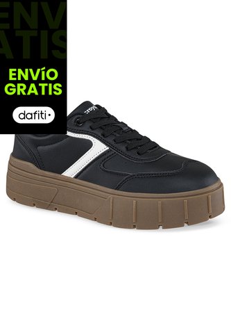 Tenis Quinter Negro-Blanco Croydon Para Mujer Croydon