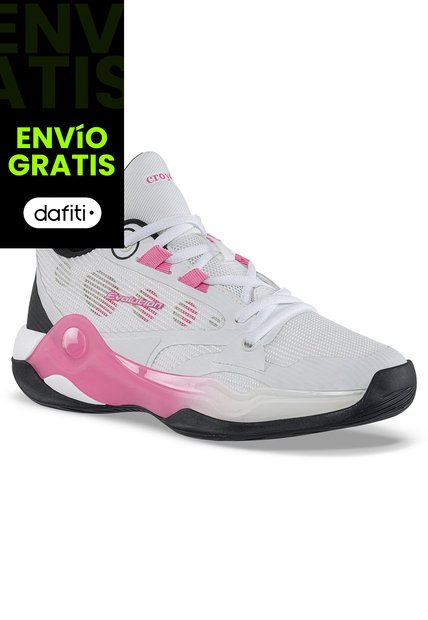 Tenis Basketball Tadin Blanco Croydon Para Mujer