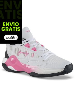 Tenis Basketball Tadin Blanco Croydon Para Mujer