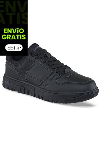 Tenis Urbanos Mixkar Negro Croydon Para Hombre Croydon