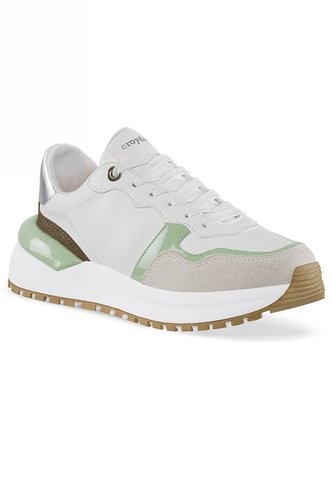 Tenis Urbanos Laudit Blanco-Verde Croydon Para Mujer Croydon