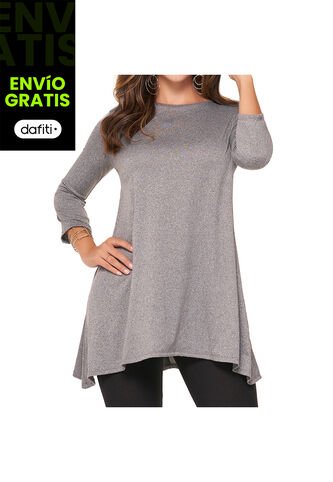 Vestido Paulete Gris Para Mujer Croydon Croydon