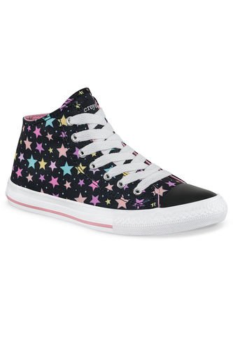 Tenis Lou Alto Negro Para Niña Croydon Croydon