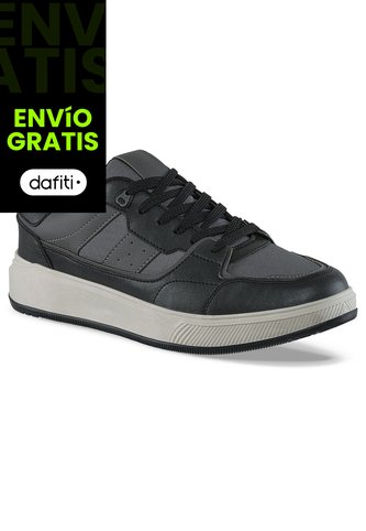 Tenis Urbanos Dusty Negro-Gris Croydon Para Hombre Croydon