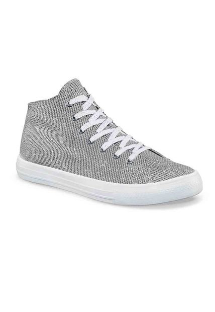 Botines Helje Alto Gris Para Mujer Croydon