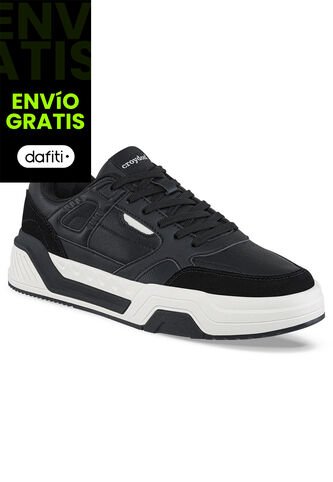 Tenis Urbanos Zano Negro Para Hombre Croydon Croydon