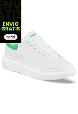 Tenis Zatrena Blanco-Verde Para Mujer Croydon Croydon