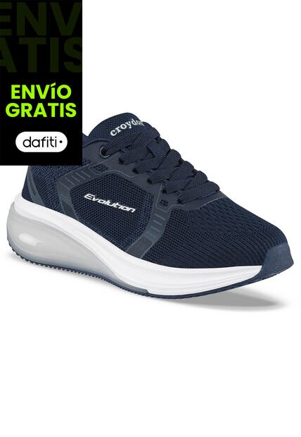 Tenis Running Dramon Azul Osc Para Niña Croydon