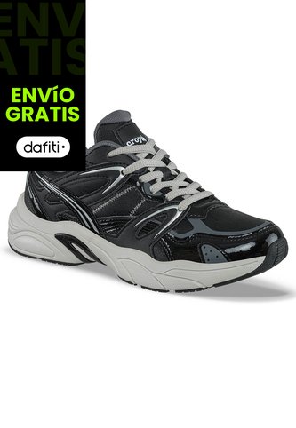 Tenis Urbanos Argame Negro Croydon Para Mujer Croydon