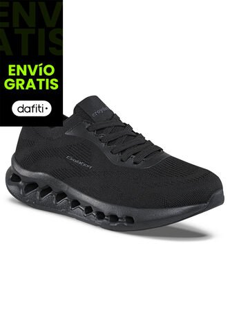 Tenis Running Dylez Negro-Negro Para Mujer Croydon Croydon