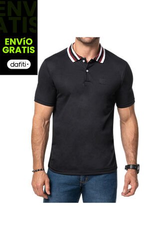 Polo Felipe Negro Para Hombre Croydon Croydon