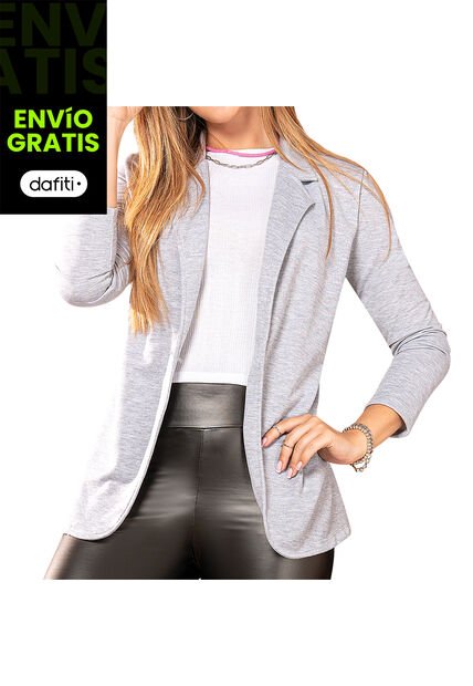 Blazer Valeria Gris Para Mujer Croydon