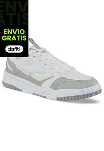 Tenis Urbanos Lynco Blanco-Gris Para Hombre Croydon Croydon