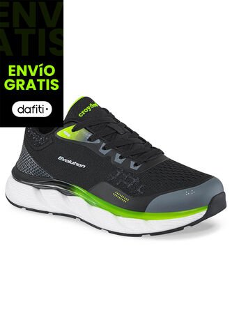 Tenis Running Viura Negro Para Hombre Croydon Croydon