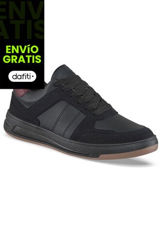 Tenis Urbanos Rolon Negro Para Hombre Croydon Croydon