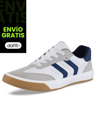 Tenis Urbanos Atalaya Blanco-Azul Para Hombre Croydon Croydon