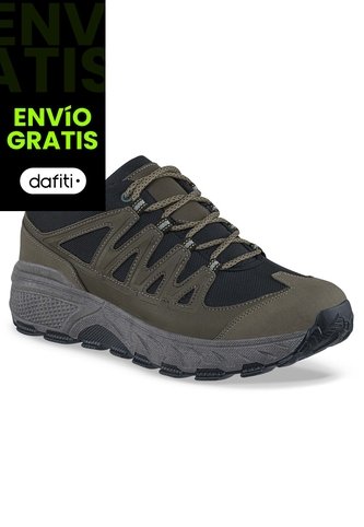 Zapatos Outdoor Trekk Verde Militar Croydon Para Hombre Croydon