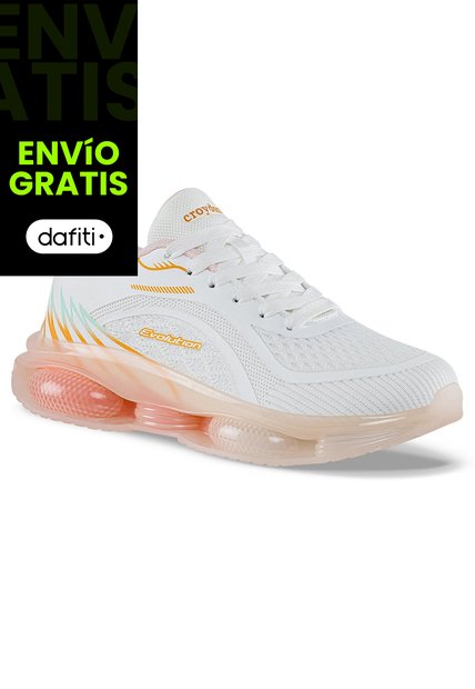 Tenis Running Lumo Blanco Croydon Para Mujer