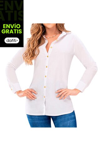 Blusa Xiomara Blanco Para Mujer Croydon Croydon