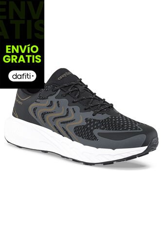 Tenis Running Krox Negro Para Hombre Croydon Croydon