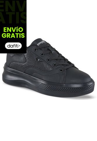 Tenis Urbanos Syntho Negro Para Mujer Croydon Croydon