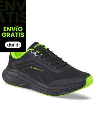 Tenis Running Velta Negro Para Hombre Croydon Croydon