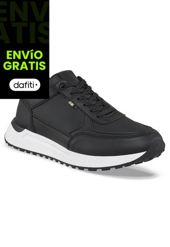 Tenis Urbanos Deck Negro Croydon Para Hombre Croydon