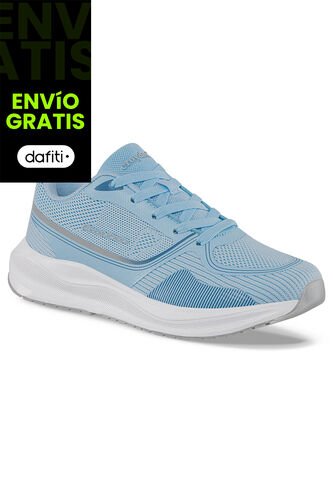 Tenis Running Lorlix Azul Claro Para Mujer Croydon Croydon