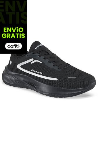 Tenis Running Bivix Negro-Negro Para Hombre Croydon Croydon