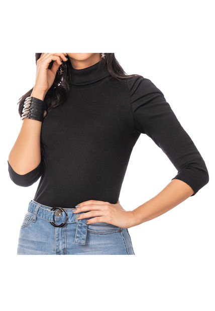 Blusa Hermione Negro Para Mujer Croydon