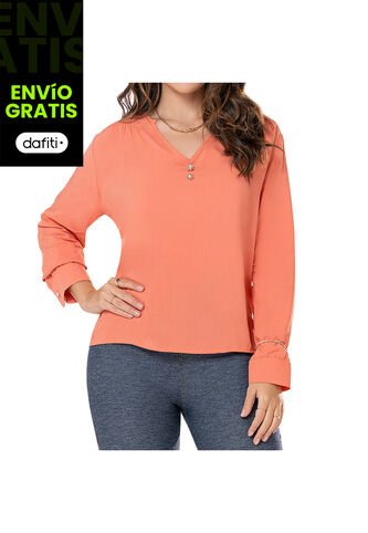 Blusa Denys Coral Para Mujer Croydon Croydon