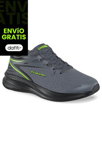 Tenis Running Zada Gris Osc Para Hombre Croydon Croydon