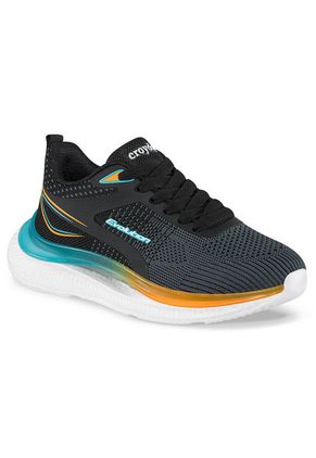 Tenis Running Lotox Negro Para Niño Croydon