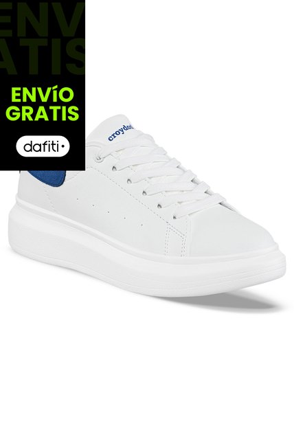 Zapatos Zatrena Blanco-Azul Para Mujer Croydon