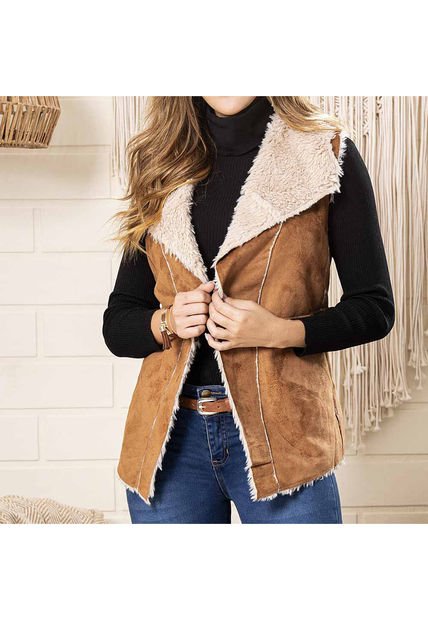 Chaleco Nicolet Café Para Mujer Croydon