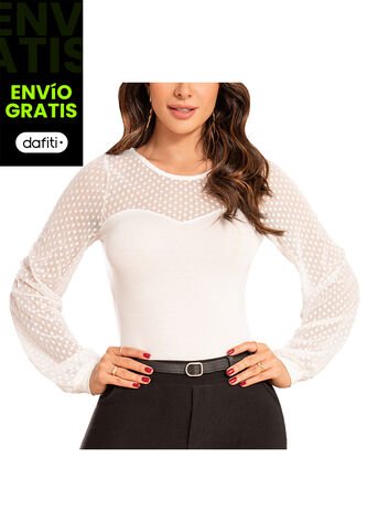 Blusa Celia Blanco Para Mujer Croydon Croydon