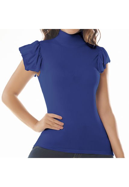 Blusa Zahara Azul Osc Para Mujer Croydon