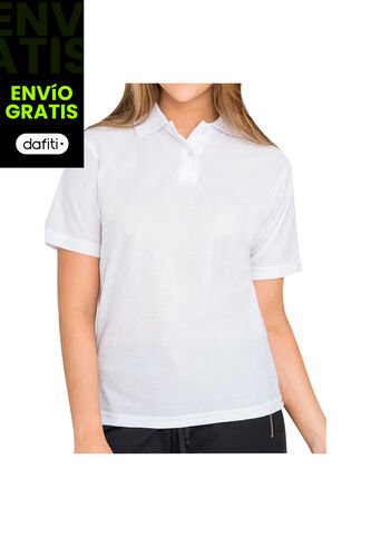 Camiseta Tipo Polo Blanco Para Hombre Y Mujer Croydon Croydon