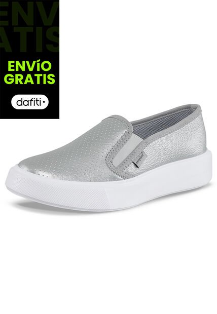 Tenis Faroo Plata Para Mujer Croydon