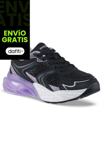 Tenis Urbanos Kelo Negro Croydon Para Niña Croydon